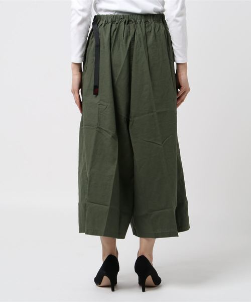 GRAMICCI / グラミチ　コットンリネン ラップフレアパンツ　チェック Gramicci（グラミチ）の「GRAMICCI / グラミチ コットンリネン