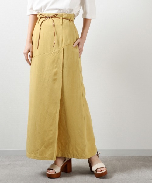 LOWRYS FARM(ローリーズファーム)の「アサキリカエタイトスカート 880910(スカート・レディース・チャコールグレー/オフホワイト/イエロー・MEDIUM/LARGE)」の5枚目の写真