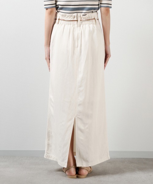 LOWRYS FARM(ローリーズファーム)の「アサキリカエタイトスカート 880910(スカート・レディース・チャコールグレー/オフホワイト/イエロー・MEDIUM/LARGE)」の7枚目の写真