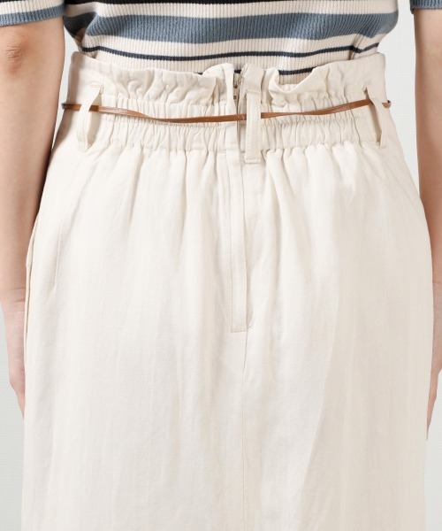 LOWRYS FARM(ローリーズファーム)の「アサキリカエタイトスカート 880910(スカート・レディース・チャコールグレー/オフホワイト/イエロー・MEDIUM/LARGE)」の8枚目の写真