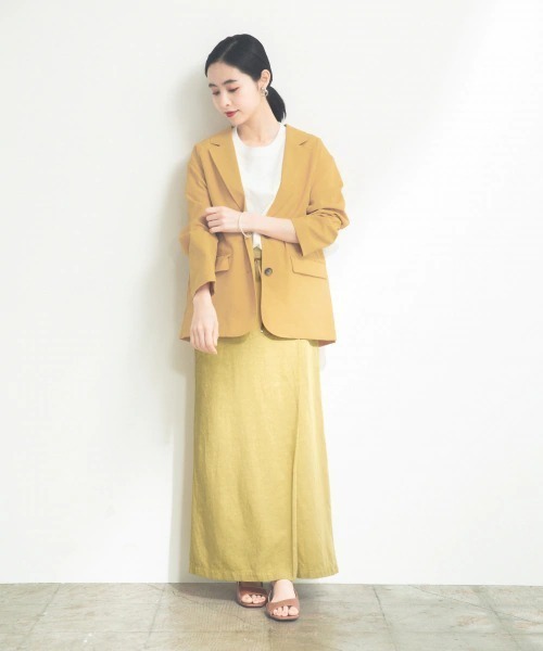 LOWRYS FARM(ローリーズファーム)の「アサキリカエタイトスカート 880910(スカート・レディース・チャコールグレー/オフホワイト/イエロー・MEDIUM/LARGE)」の18枚目の写真