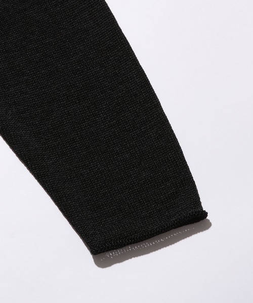 ADAM ET ROPE'(アダムエロペ)の「【山形ニット】和紙レーヨン 8分袖ニット(ニット/セーター・メンズ・ダークブラウン/スミクロ・M/L)」の8枚目の写真