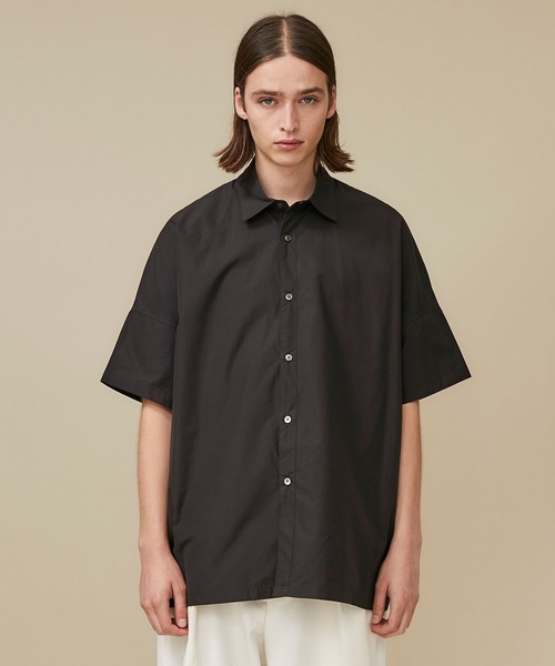 markaware（マーカウェア）の「【markaware/marka】WIDE SHIRT S/S / M20B-05SH01B（シャツ/ブラウス・メンズ・ブラック/ストライプ・1/2）」の22枚目の写真