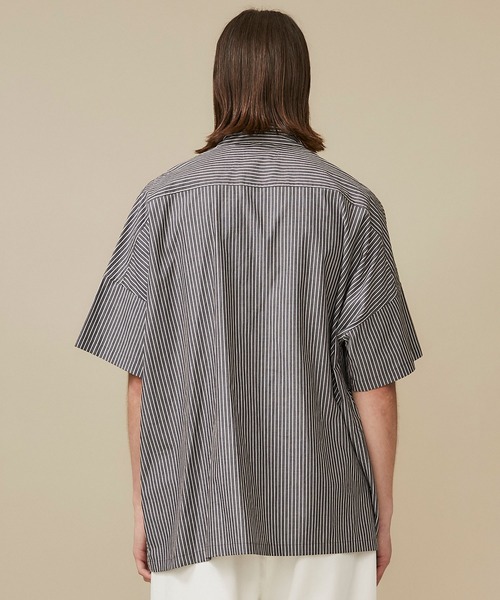 markaware（マーカウェア）の「【markaware/marka】WIDE SHIRT S/S / M20B-05SH01B（シャツ/ブラウス・メンズ・ブラック/ストライプ・1/2）」の19枚目の写真