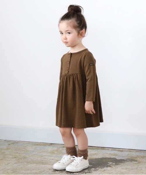 セール ガーゼ裏毛ひざ丈ギャザーワンピース ワンピース Quoti Use Fith クゥオティ ユース フィス のファッション通販 Zozotown