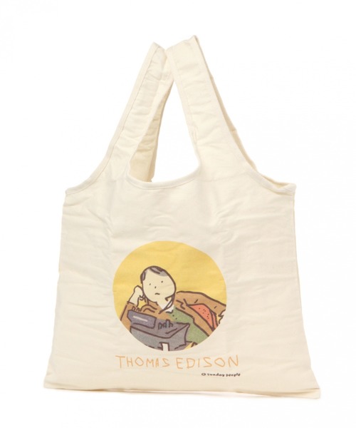 LAKOLE（ラコレ）の「[世界の偉人]ショッピングバッグ / LAKOLE（エコバッグ/サブバッグ・レディース・その他1/その他2/その他3/その他4/その他5/その他6・FREE）」の4枚目の写真