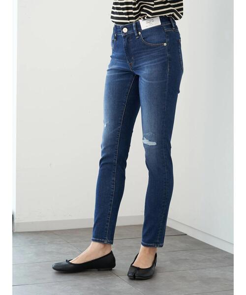 AMERICAN HOLIC(アメリカンホリック)の「スキニーフィットダメージデニム 〇*(デニムパンツ・レディース・ブルー系その他・S/XS/M/LL/L)」の10枚目の写真