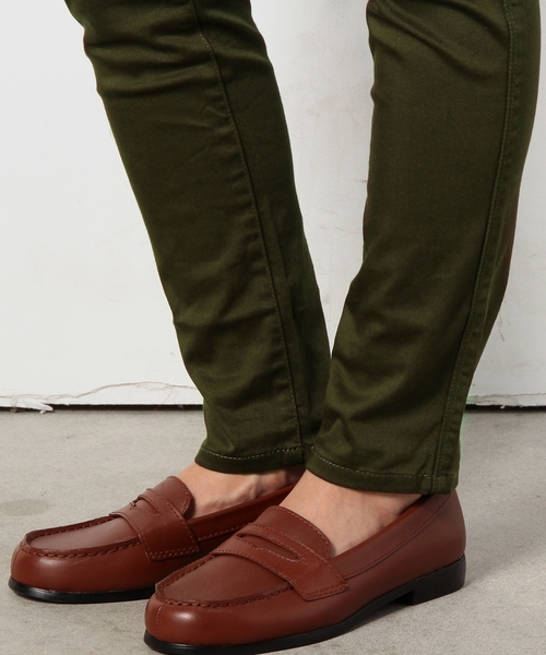 coen（コーエン）の「サテンストレッチパンツ（その他パンツ・レディース・ネイビー/ベージュ/オリーブ・SMALL/LARGE/MEDIUM）」の13枚目の写真