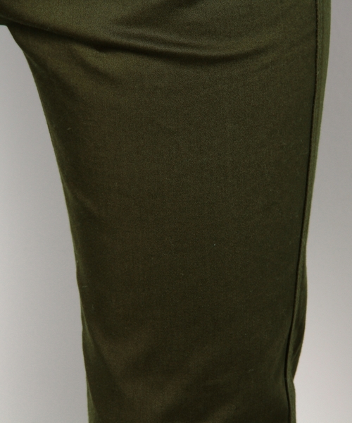 coen（コーエン）の「サテンストレッチパンツ（その他パンツ・レディース・ネイビー/ベージュ/オリーブ・SMALL/LARGE/MEDIUM）」の6枚目の写真