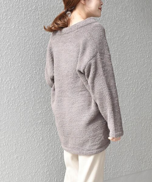 SHIPS Days(シップスデイズ)の「SHIPS Days:ニットミドルカーディガン◇(カーディガン/ボレロ・レディース・ブラック/ブラウン・ONE SIZE)」の9枚目の写真