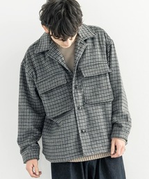 オーバーサイズ 先染めシャギーCPOジャケット