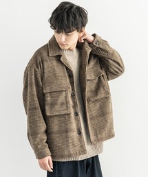オーバーサイズ 先染めシャギーCPOジャケット