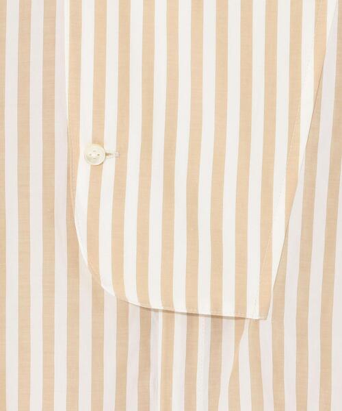 EMMEL REFINES（エメルリファインズ）の「【EMMEL REFINES】EM HW ストライプ ビブディティール シャツ（シャツ/ブラウス・レディース・ライム/ベージュ・FREE）」の22枚目の写真