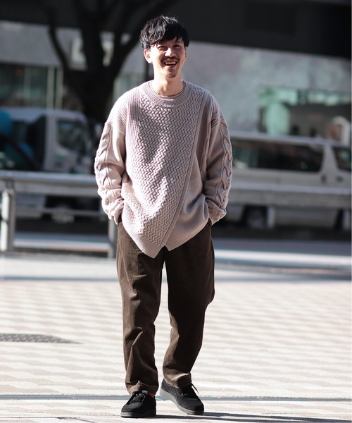JOURNAL STANDARD(ジャーナルスタンダード)の「6W コーデュロイ ブッチャー 1P パンツ(その他パンツ・メンズ・ブラック/ブラウン/ライトブラウン/ベージュ/ブルー・SMALL/MEDIUM/LARGE)」の3枚目の写真