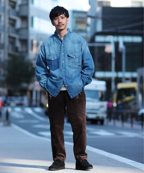 JOURNAL STANDARD(ジャーナルスタンダード)の「6W コーデュロイ ブッチャー 1P パンツ(その他パンツ・メンズ・ブラック/ブラウン/ライトブラウン/ベージュ/ブルー・SMALL/MEDIUM/LARGE)」の15枚目の写真