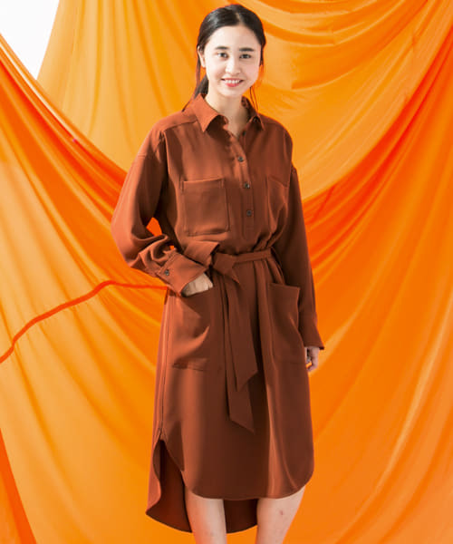 セール ダブルクロスサファリワンピース ワンピース Work Not Work Urban Research ワークノットワークアーバンリサーチ のファッション通販 Zozotown