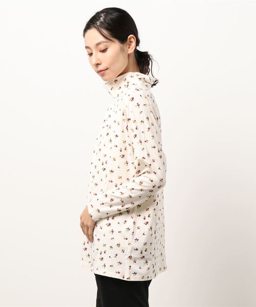MB mint breeze（エムビーミントブリーズ）の「【大きいサイズ】プレスウォーム　プリント　タートルネック　カットソー（Tシャツ/カットソー・レディース・ベージュ/ライトグレー/アイボリー/オフホワイト・3L/L/4L/LL）」の13枚目の写真