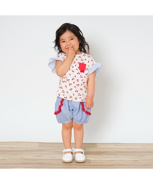 【ラッキー☆】ベイビーチアー　かぼちゃチュニック&かぼちゃパンツ100 ラッキー☆様専用】ベイビーチアー かぼちゃチュニック&かぼちゃ