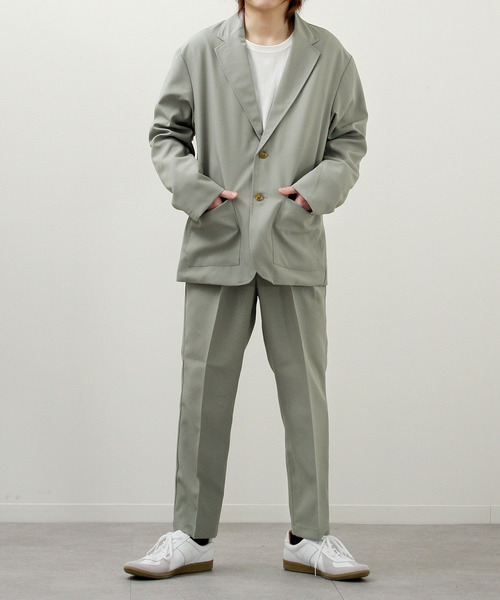 ZIP FIVE（ジップファイブ）の「【ZIP FIVE】ポリトロリラックス アンクルカットイージーパンツ（スラックス・メンズ・ブラック/ブラウン/グレー/ブルー/アイボリー・MEDIUM/LARGE/X-LARGE）」の12枚目の写真