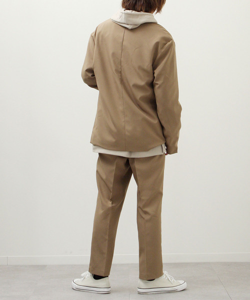 ZIP FIVE（ジップファイブ）の「【ZIP FIVE】ポリトロリラックス アンクルカットイージーパンツ（スラックス・メンズ・ブラック/ブラウン/グレー/ブルー/アイボリー・MEDIUM/LARGE/X-LARGE）」の7枚目の写真