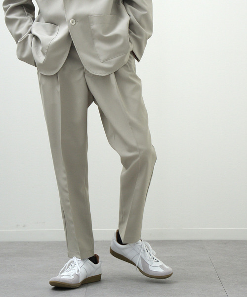 ZIP FIVE（ジップファイブ）の「【ZIP FIVE】ポリトロリラックス アンクルカットイージーパンツ（スラックス・メンズ・ブラック/ブラウン/グレー/ブルー/アイボリー・MEDIUM/LARGE/X-LARGE）」の16枚目の写真