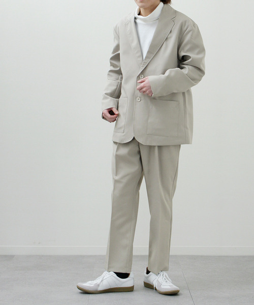 ZIP FIVE（ジップファイブ）の「【ZIP FIVE】ポリトロリラックス アンクルカットイージーパンツ（スラックス・メンズ・ブラック/ブラウン/グレー/ブルー/アイボリー・MEDIUM/LARGE/X-LARGE）」の21枚目の写真