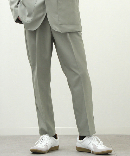 ZIP FIVE（ジップファイブ）の「【ZIP FIVE】ポリトロリラックス アンクルカットイージーパンツ（スラックス・メンズ・ブラック/ブラウン/グレー/ブルー/アイボリー・MEDIUM/LARGE/X-LARGE）」の17枚目の写真