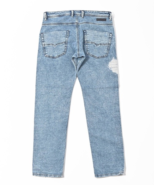 DIESEL（ディーゼル）の「DIESEL (ディーゼル) KROOLEY JoggJeans ダメージ加工 ジョグジーンズ（デニムパンツ・メンズ・ブルー・31inch）」の12枚目の写真