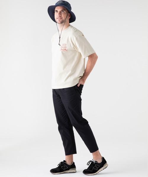 KRIFF MAYER（クリフメイヤー）の「ビーチキャンプCOOLバックプリントタフTEE(HEY)（Tシャツ/カットソー・メンズ・チャコール/オフホワイト・MEDIUM/LARGE/X-LARGE）」の11枚目の写真