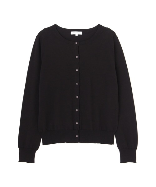 NATURAL BEAUTY BASIC(ナチュラルビューティーベーシック)の「オーガニックコットンファインハイゲージ(カーディガン/ボレロ・レディース・ブラック/オフホワイト/ベージュ/イエロー/ピンク/ライトグリーン/オレンジ/ブルー/カーキ・MEDIUM)」の21枚目の写真