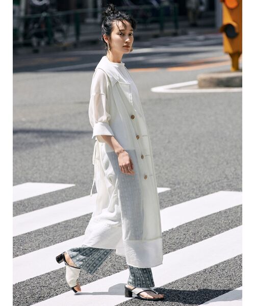 MURUA（ムルーア）の「モードパイピングサンダル（サンダル・レディース・ブラック/ブラウン・35/36/37）」の5枚目の写真