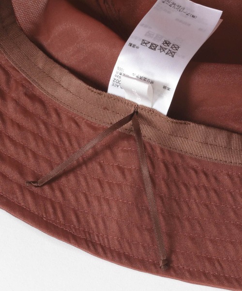 SENSE OF PLACE by URBAN RESEARCH（センスオブプレイスバイアーバンリサーチ）の「シアーランプシェードハット（ハット・レディース・ベージュ/ブラウン/ブラック・ONE）」の8枚目の写真