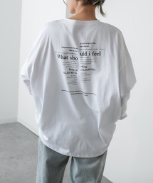 RASVOA | アシメロゴロンＴ(Tシャツ/カットソー)