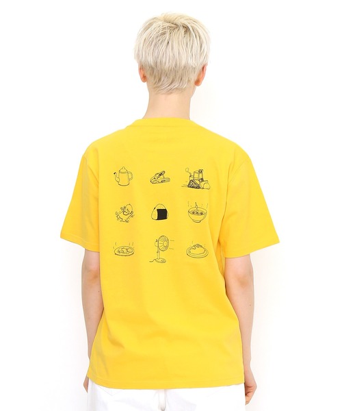 någonstans デザインTシャツ nagonstans(ナゴンスタンス) washable bi-color t-shit