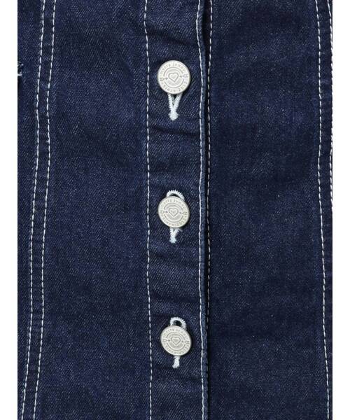 merry jenny（メリージェニー）の「ハートステッチデニムミニスカート（スカート・レディース・インディゴブルー/ブルー・FREE）」の11枚目の写真