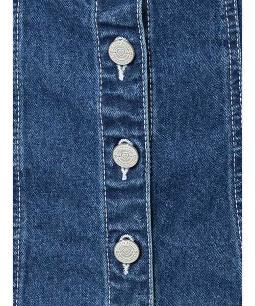 merry jenny（メリージェニー）の「ハートステッチデニムミニスカート（スカート・レディース・インディゴブルー/ブルー・FREE）」の13枚目の写真