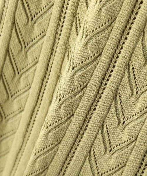 N.(N. Natural Beauty Basic)(エヌエヌナチュラルビューティーベーシック)の「◆透かし柄ニットセットアップ(ワンピース・レディース・ベージュ/イエロー/ブルーグレー・MEDIUM)」の21枚目の写真