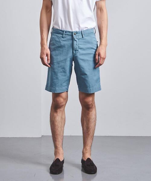 INCOTEX（インコテックス）の「＜INCOTEX SLACKS （インコテックス スラックス）＞ コットン/ポリウレタン サテン ショーツ（その他パンツ・メンズ・コバルトブルー/オレンジ系その他・31inch/32inch/34inch/29inch/30inch）」の5枚目の写真