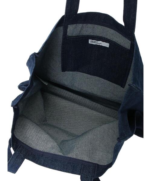 CRAFT STANDARD BOUTIQUE（クラフトスタンダードブティック）の「CSBデニムトートバッグ　＊（トートバッグ・レディース・ネイビー・FREE）」の7枚目の写真