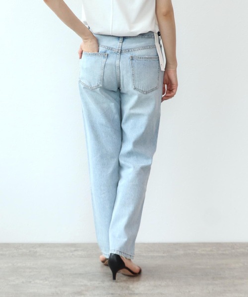 Current/Elliott（カレントエリオット）の「【Current/Elliott　カレントエリオット】ボーイフレンドスリムデニムパンツ（デニムパンツ・レディース・ケミカルウォッシュ・24/26/25）」の6枚目の写真