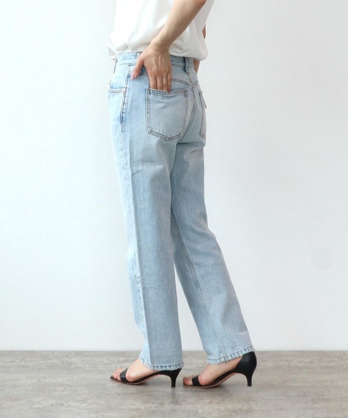 Current/Elliott（カレントエリオット）の「【Current/Elliott　カレントエリオット】ボーイフレンドスリムデニムパンツ（デニムパンツ・レディース・ケミカルウォッシュ・24/26/25）」の7枚目の写真