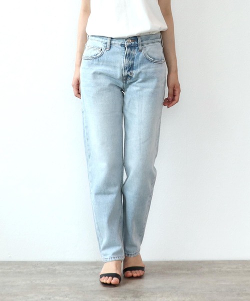 Current/Elliott（カレントエリオット）の「【Current/Elliott　カレントエリオット】ボーイフレンドスリムデニムパンツ（デニムパンツ・レディース・ケミカルウォッシュ・24/26/25）」の8枚目の写真