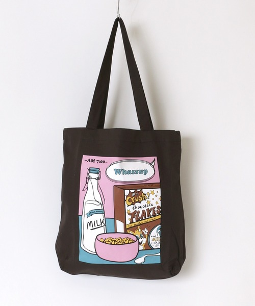 セール Timely Warning タイムリーワーニング キャンバス イラストアートプリント トートバック トートバッグ Timely Warning タイムリーワーニング のファッション通販 Zozotown