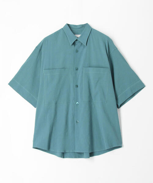 TOMORROWLAND (トゥモローランド)の「リネンビスコース レギュラーカラーシャツ(シャツ/ブラウス・メンズ・グリーン/ホワイト/バーガンディー/ダークブルー/ネイビー/ブラウン・S/M)」の3枚目の写真