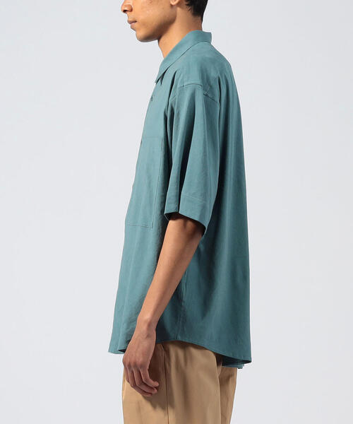 TOMORROWLAND (トゥモローランド)の「リネンビスコース レギュラーカラーシャツ(シャツ/ブラウス・メンズ・グリーン/ホワイト/バーガンディー/ダークブルー/ネイビー/ブラウン・S/M)」の8枚目の写真