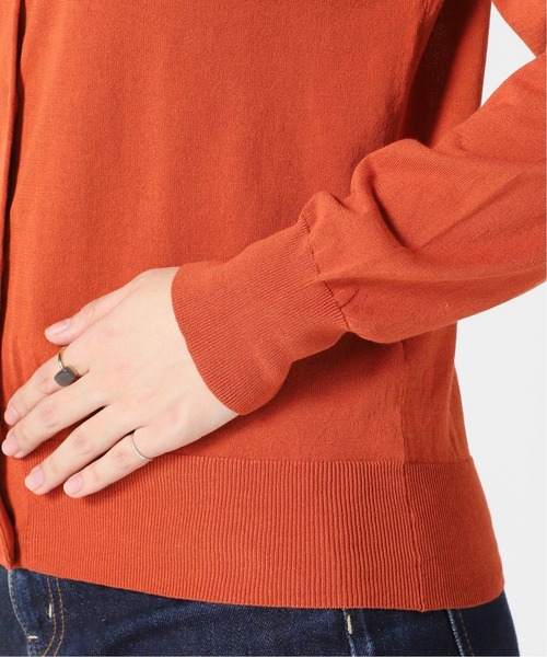 セール】IENA LA BOUCLE PLATINO クルーネックカーディガン