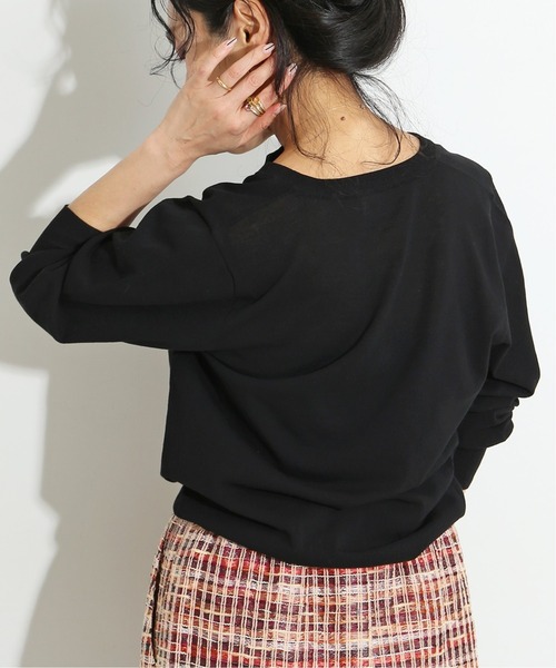 セール】IENA LA BOUCLE PLATINO クルーネックカーディガン