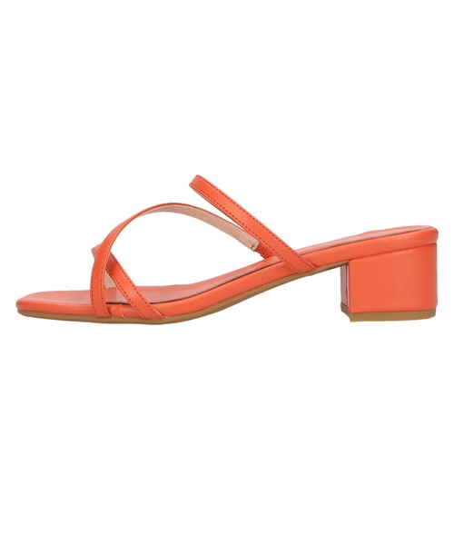 ORiental TRaffic(オリエンタルトラフィック)の「ナローストラップミュールサンダル/11236(サンダル・レディース・ブラック/オレンジ/グレー・3L/L/S/LL/SS/M)」の12枚目の写真