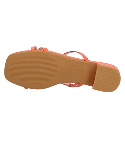 ORiental TRaffic(オリエンタルトラフィック)の「ナローストラップミュールサンダル/11236(サンダル・レディース・ブラック/オレンジ/グレー・3L/L/S/LL/SS/M)」の19枚目の写真