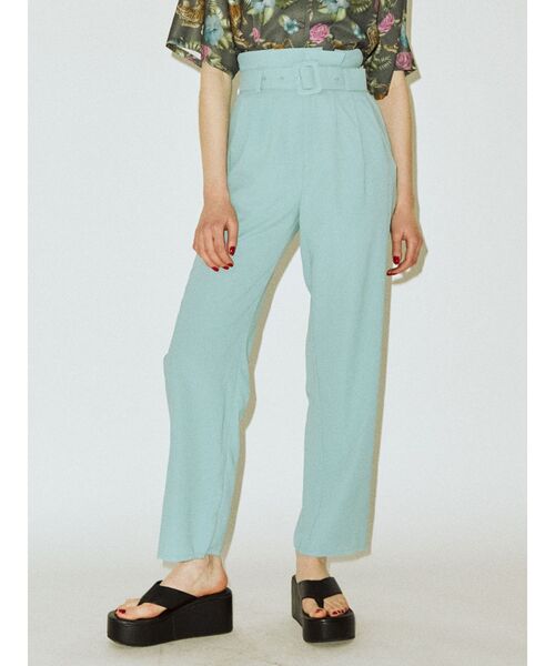 jouetie（ジュエティ）の「ベーシックハイウエストカラーパンツ（その他パンツ・レディース・ブラック/パープル/ブルー/イエロー・MEDIUM）」の3枚目の写真